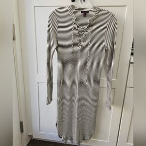 Girl's Material Girl Striped Dress, Sz XL